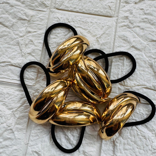 Gold Knot Metal Hair Tie – PixiePins Luxe Edition